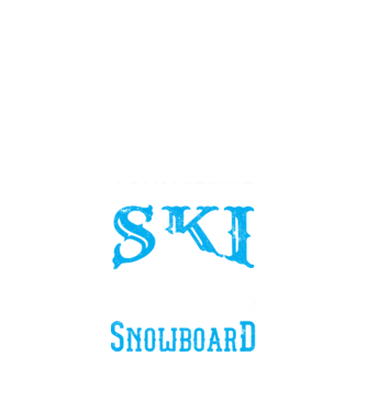 Day without SKI model negru pe tricou
