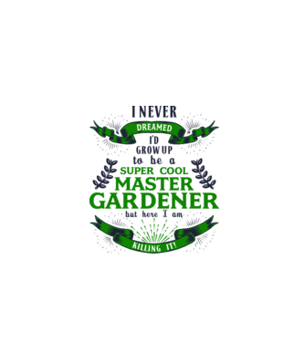 I never dreamed gardener lght model alb pe tricou