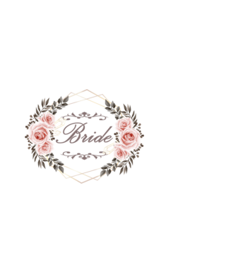 Vintage Bride model negru pe tricou