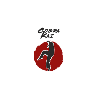 cobra kai larusso model alb pe tricou
