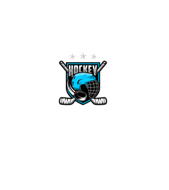 Hockey model negru pe tricou