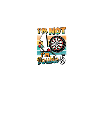 Darts Birthday 10 years old model negru pe tricou
