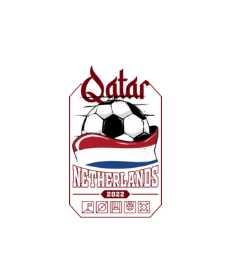 Qatar teams Netherlands model alb pe tricou