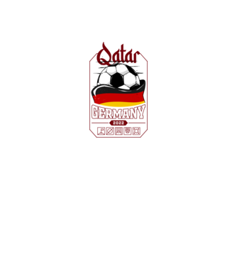 Qatar teams Germany model negru pe tricou