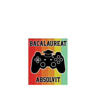 bacalaureat absolvit model negru pe tricou