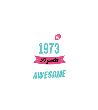 MADE IN 1973 model negru pe tricou