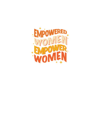 Empowered women empower women model negru pe tricou