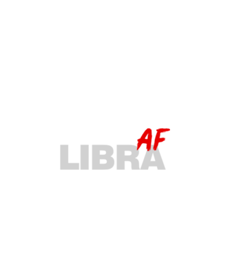 LIBRA as fuck model negru pe tricou