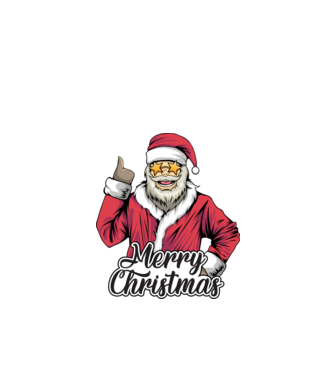 Merry christmas Santa model roșu pe tricou