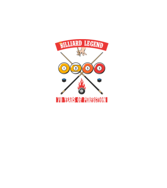Billiard legend born in 1953 model negru pe tricou
