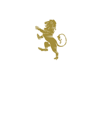Lion Rampant model negru pe tricou