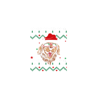 Ugly sweater dog model  pe tricou