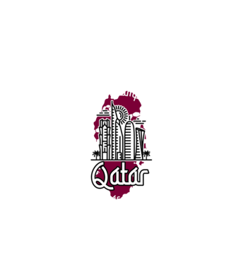 Ce se întâmplă în Katar model negru pe tricou