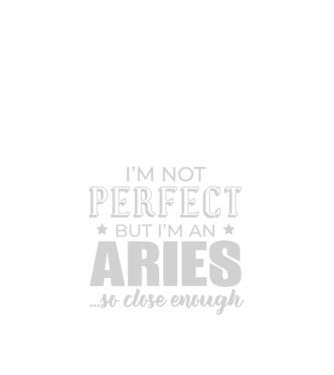 Not perfect, but ARIES model negru pe tricou
