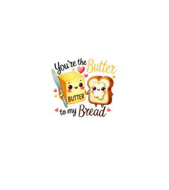 Butter to my Bread model roz deschis pe tricou