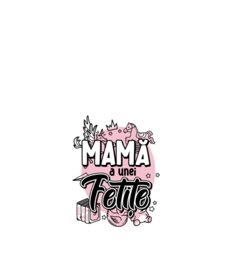Mamă a unei fetițe model alb pe tricou