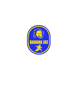 Banana Joe model alb pe tricou