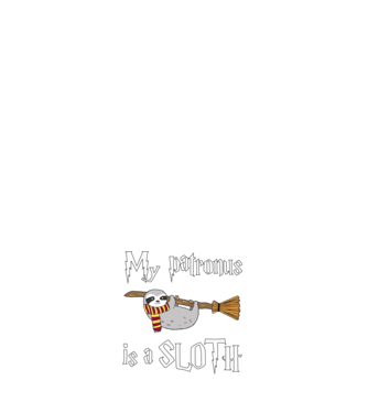 my patronus is a sloth model negru pe tricou