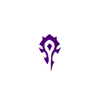 horde PvP model albastru deschis pe tricou