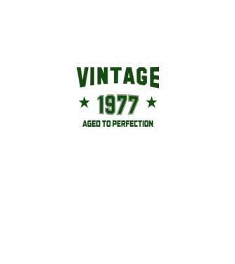 Vintage - 1977 model alb pe tricou
