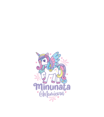 Minunata Mamicorn model alb pe tricou