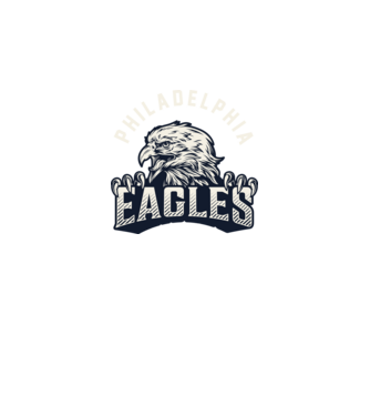 Philadelphia Eagles model gri pe tricou