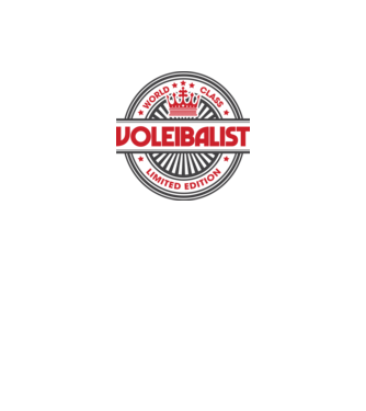 voleibalist model alb pe tricou