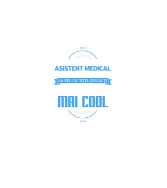 Sunt ASISTENT MEDICAL, la fel ca toți ceilalți, dar mult mai cool model negru pe tricou