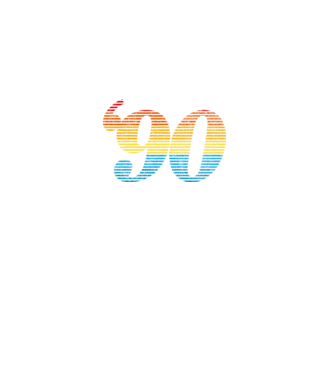 Retro Birthday 1990 model negru pe tricou