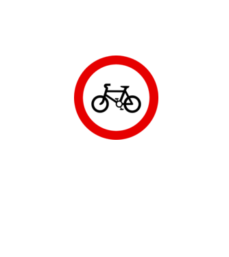 Pistă pentru Biciclete model alb/roșu pe tricou