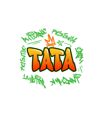 Graffiti tata model nisipiu pe tricou