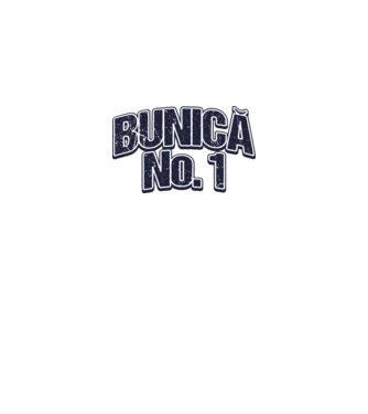 Bunică No.1 model alb pe tricou