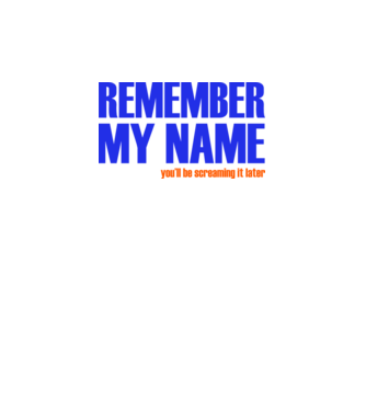 Remember My Name model alb pe tricou
