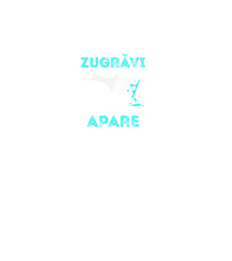Mulți cred că pot zugrăvi până când apare adevăratul zugrav model negru pe tricou