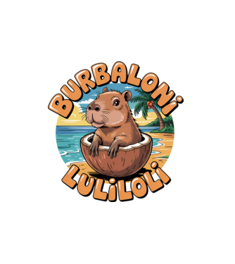 Burbaloni Luliloli model alb pe tricou