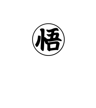 Dragonball logo model albastru închis pe tricou
