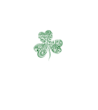 Everyone is irish shamrock model negru pe tricou