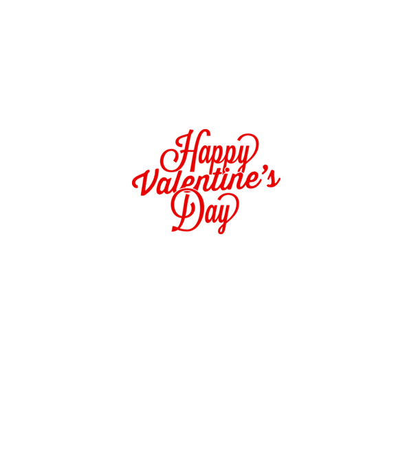 Happy Valentines day model negru pe tricou