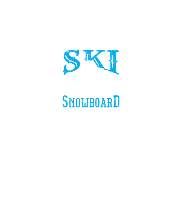 Day without SKI model gri pe tricou