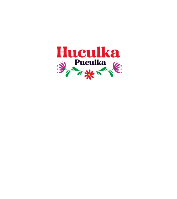 Huculka Puculka model alb pe tricou