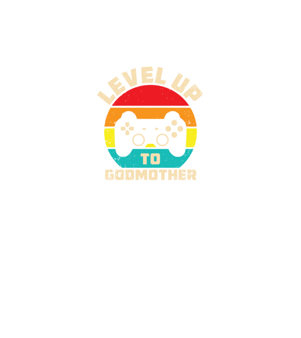 Level Up Godmother model gri pe tricou