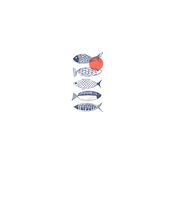 Fish model roz deschis pe tricou