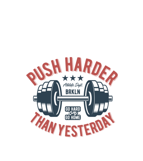 push harder model verde de măr pe tricou