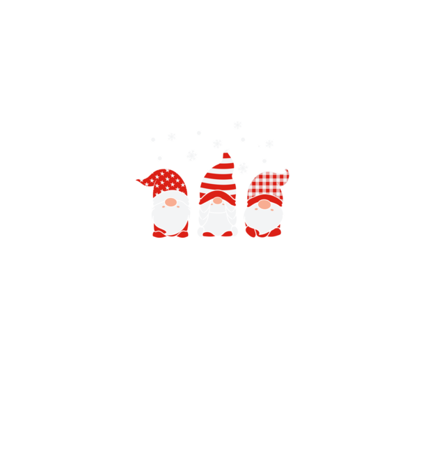Xmas gnomes model negru pe tricou