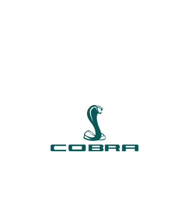 Cobra model alb pe tricou