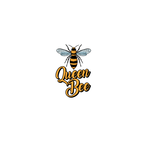 Queen Bee model turcoaz pe tricou