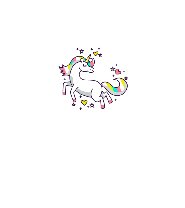 Unicorn Spark model gri pe tricou
