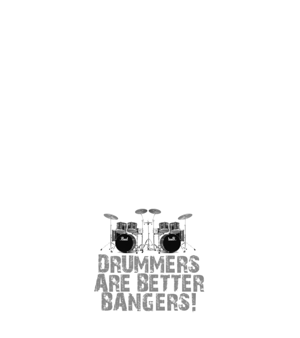 Drummers are better bangers model albastru închis pe tricou