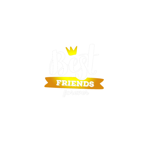 Best friends forever model mov pe tricou