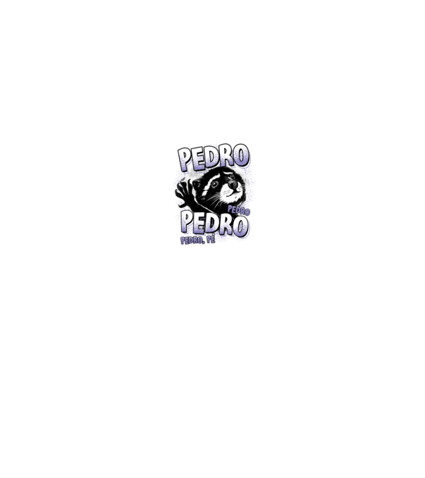PEDRO PEDRO PEDRO model negru pe tricou